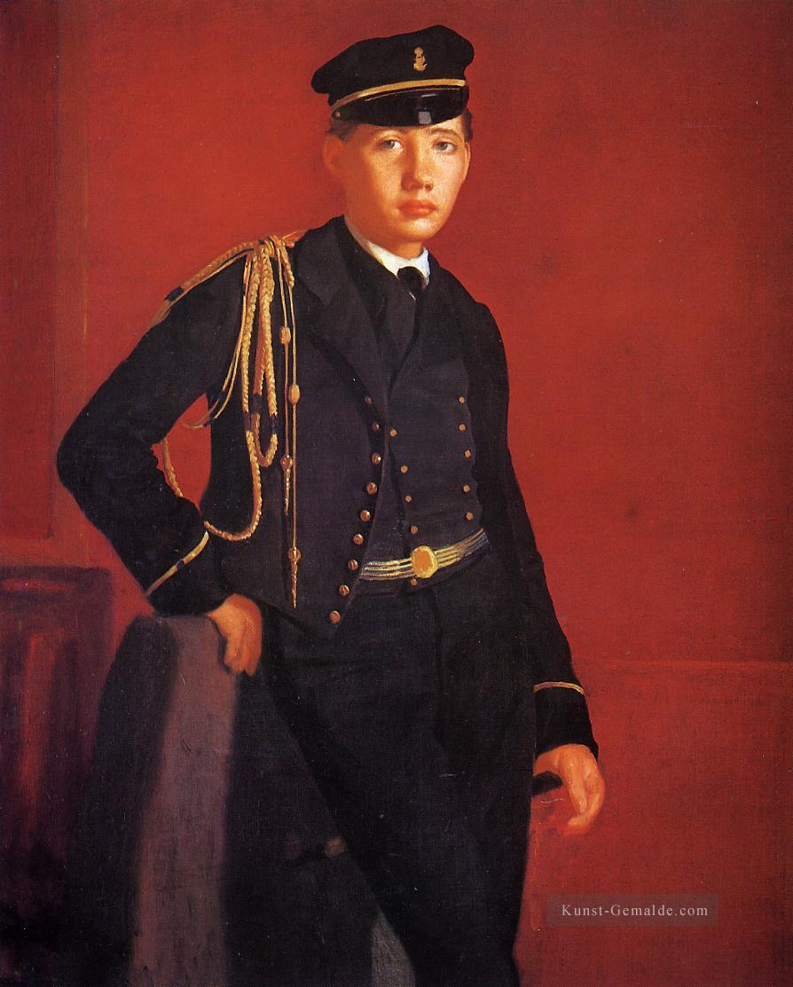 Achille De Gas in der Uniform eines Cadet Edgar Degas Ölgemälde